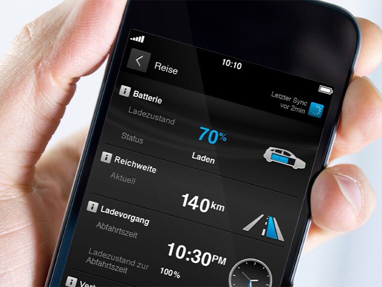 A indicação ECO como um dos vários Extras Digitais da Mercedes-Benz.