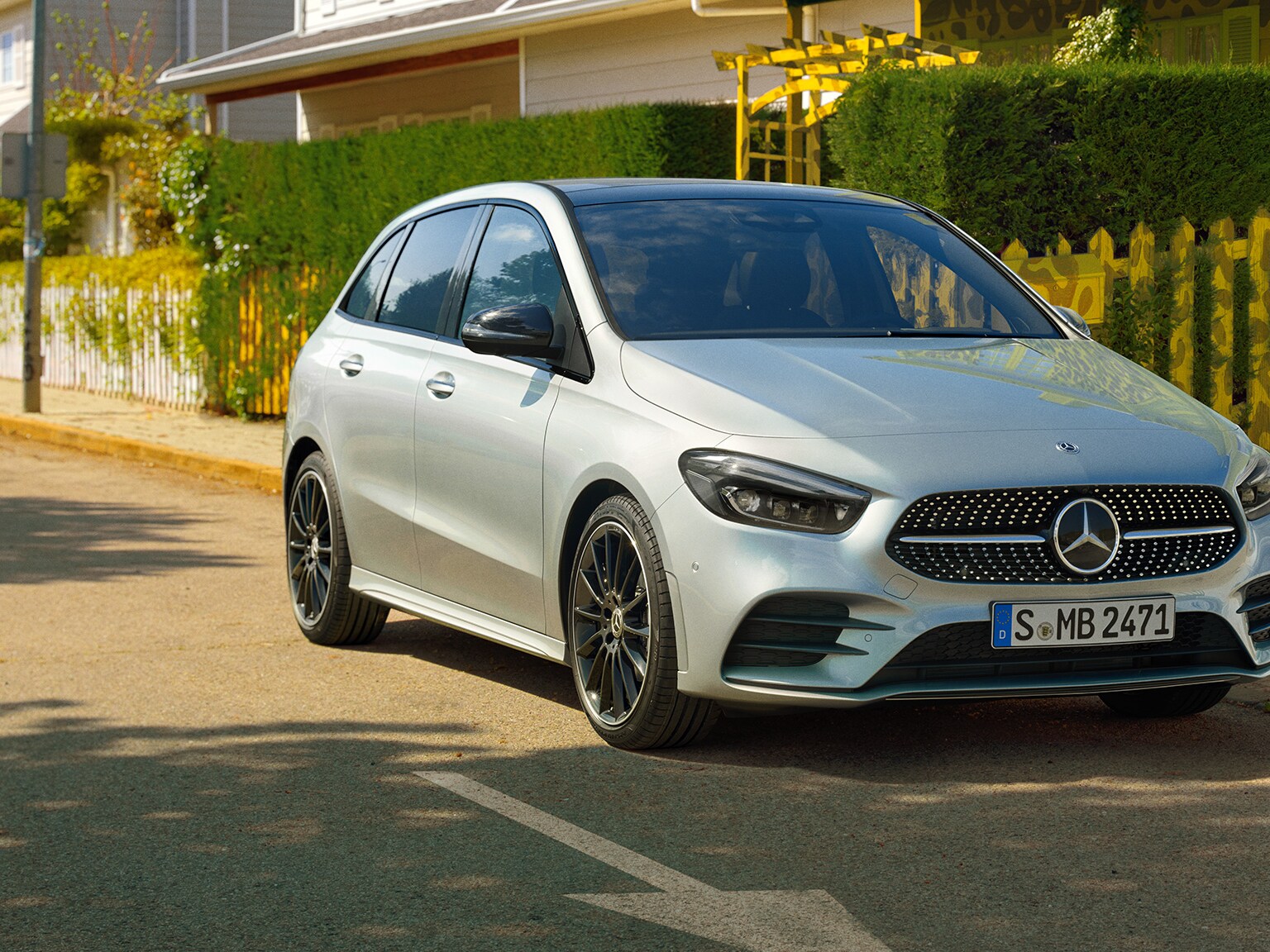Pronto para o que der e vier com o Classe B Sports Tourer.
