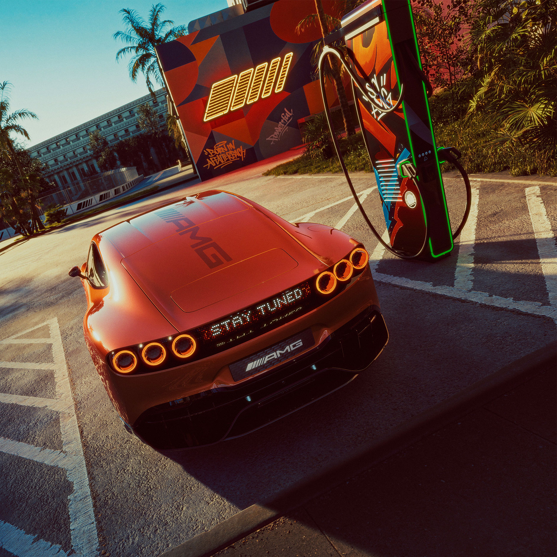 Carregamento ultrarrápido | AMG.EA | Mercedes-AMG O carregamento ultrarrápido do novo CONCEPT AMG GT XX com arquitetura elétrica AMG (AMG.EA) da Mercedes-AMG.