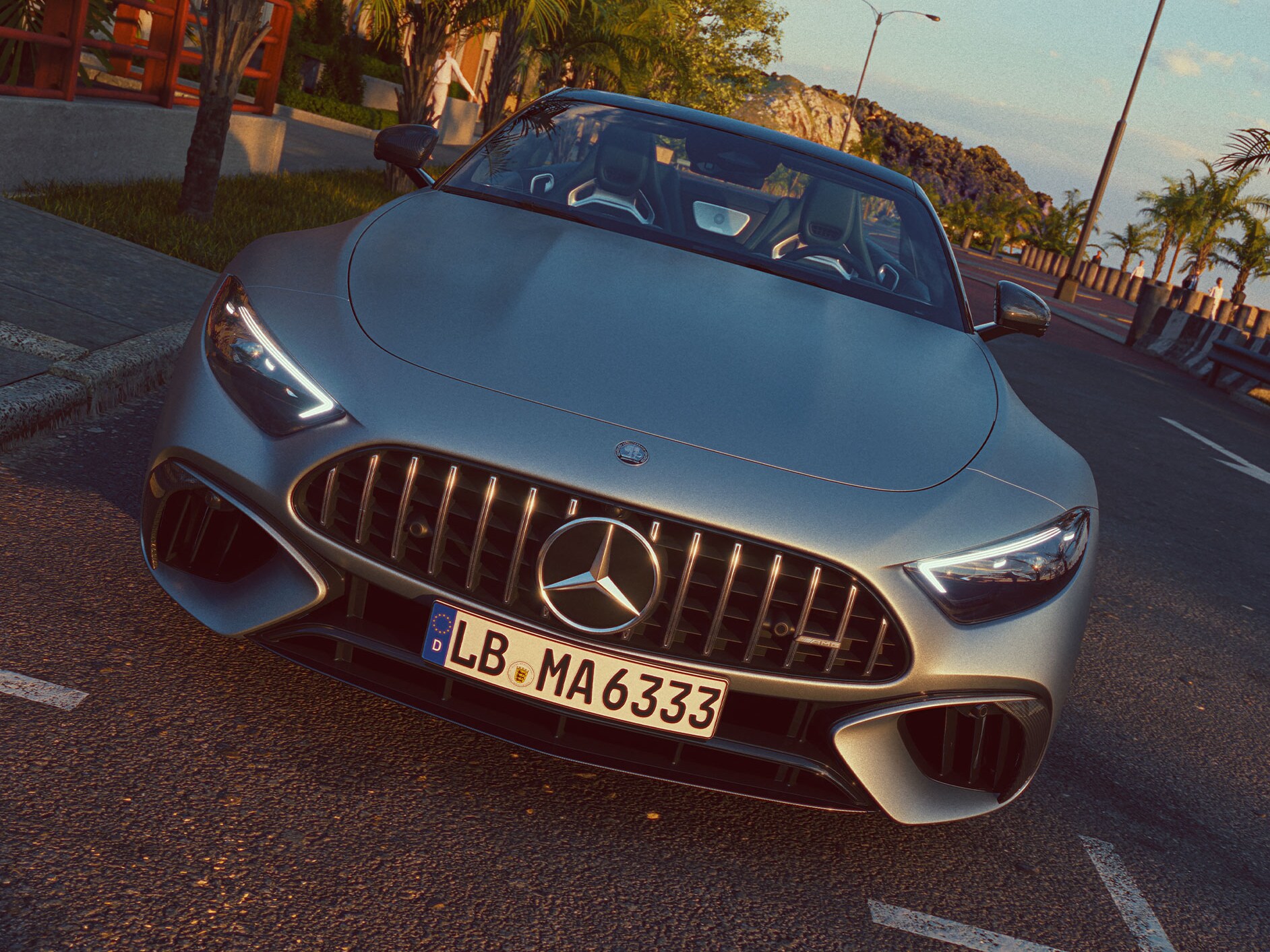 O design do Mercedes-AMG SL Roadster.