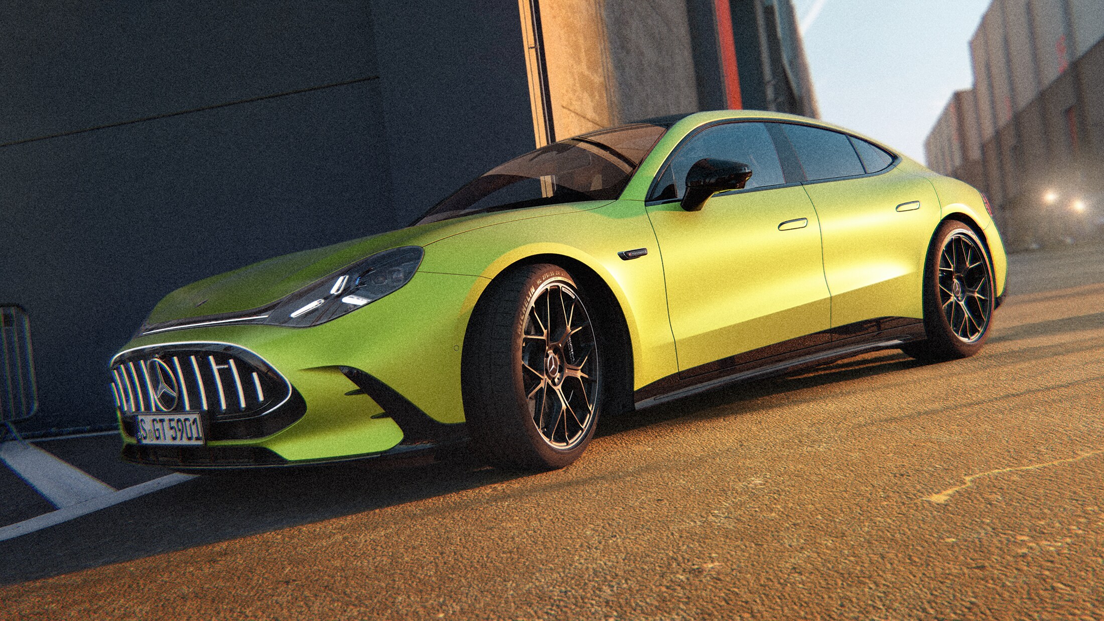 O novo Mercedes-AMG GT 4 Portas Coupé.