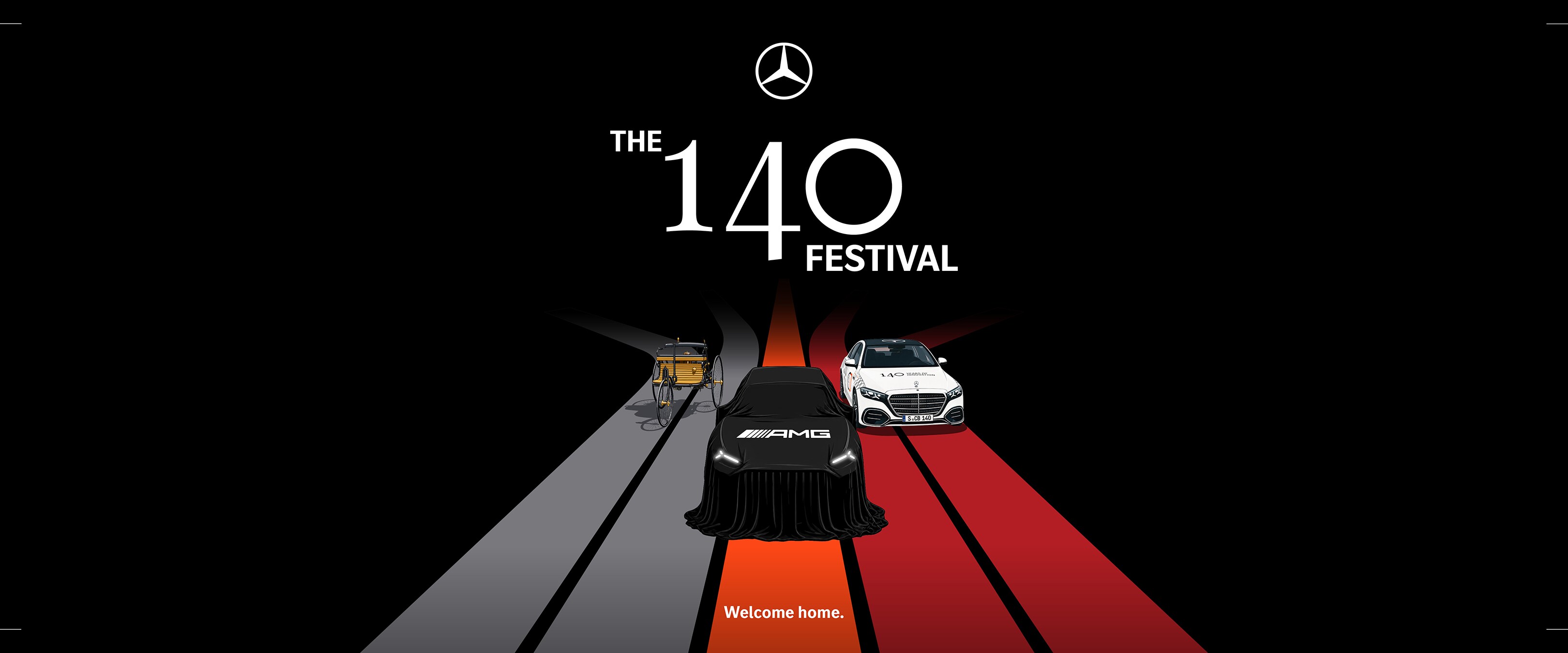 O Festival dos 140 anos e a estreia mundial do novo Mercedes-AMG GT SUV.
