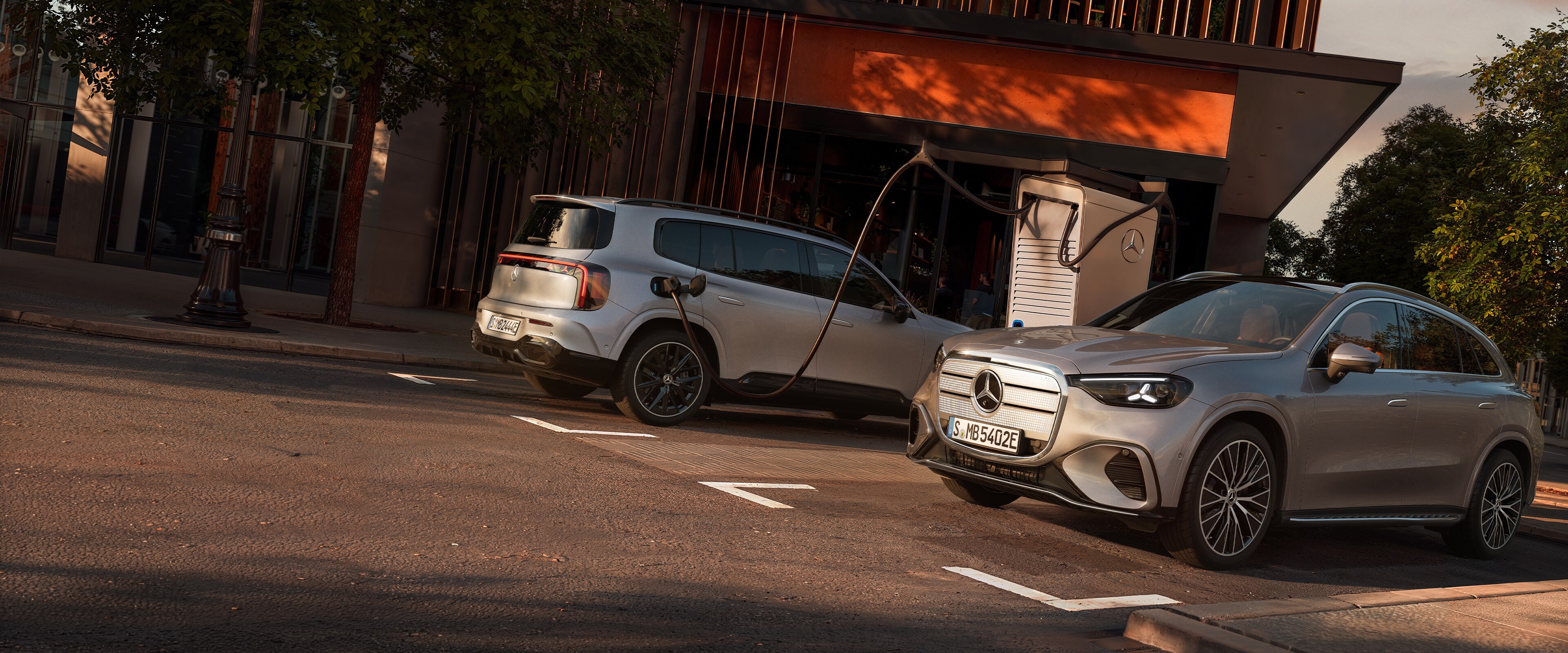 Automóveis elétricos da Mercedes-Benz.