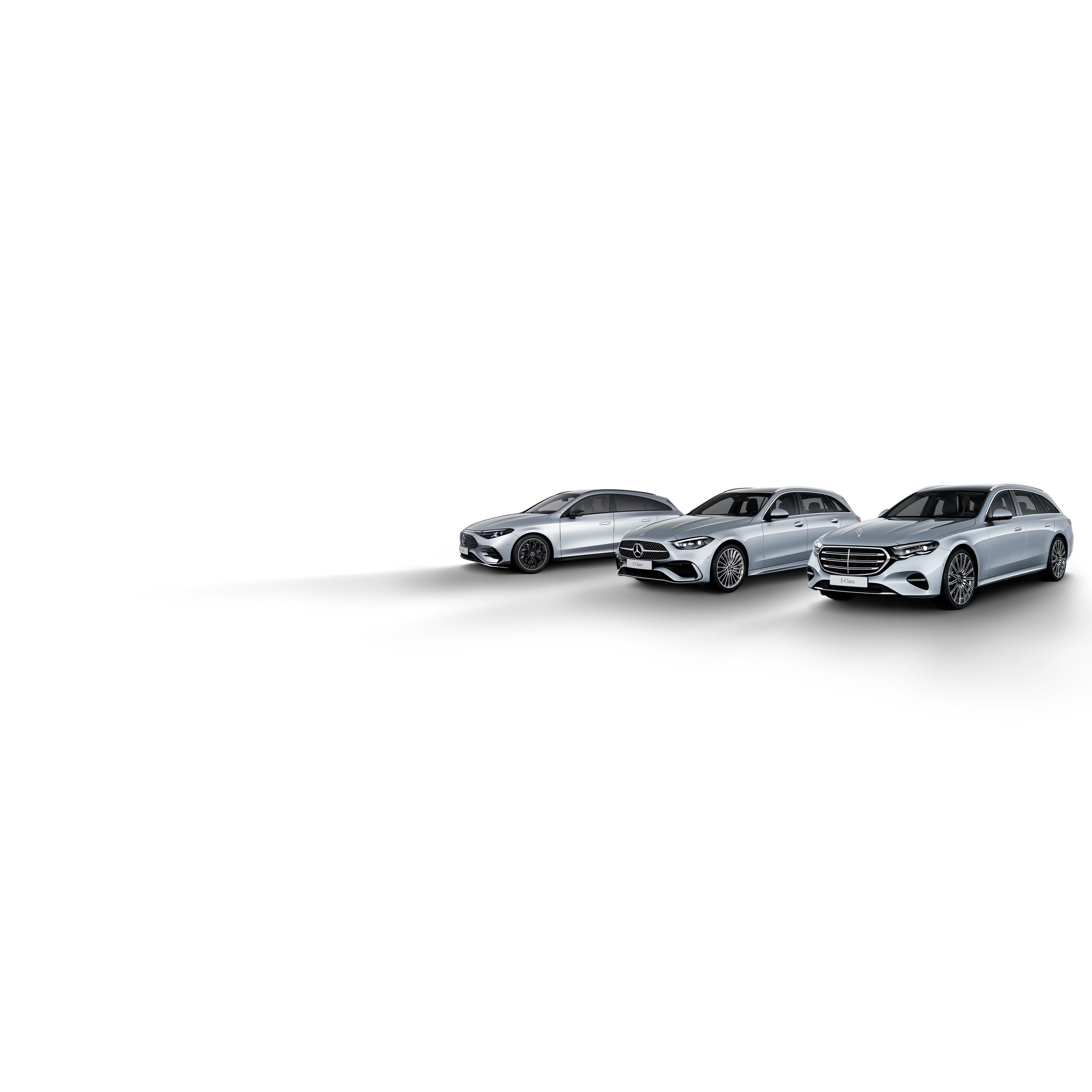 Stations | Mercedes-Benz A gama Mercedes-Benz Station: CLA Shooting Brake, Classe C Station e Classe E Station.