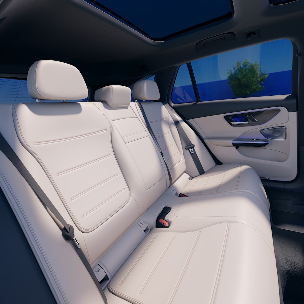 O interior espaçoso do novo Classe C Station da Mercedes-Benz.