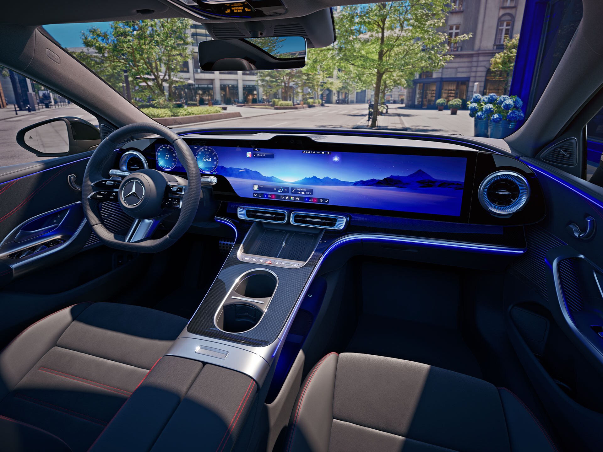 O novíssimo Mercedes-Benz Classe C elétrico.