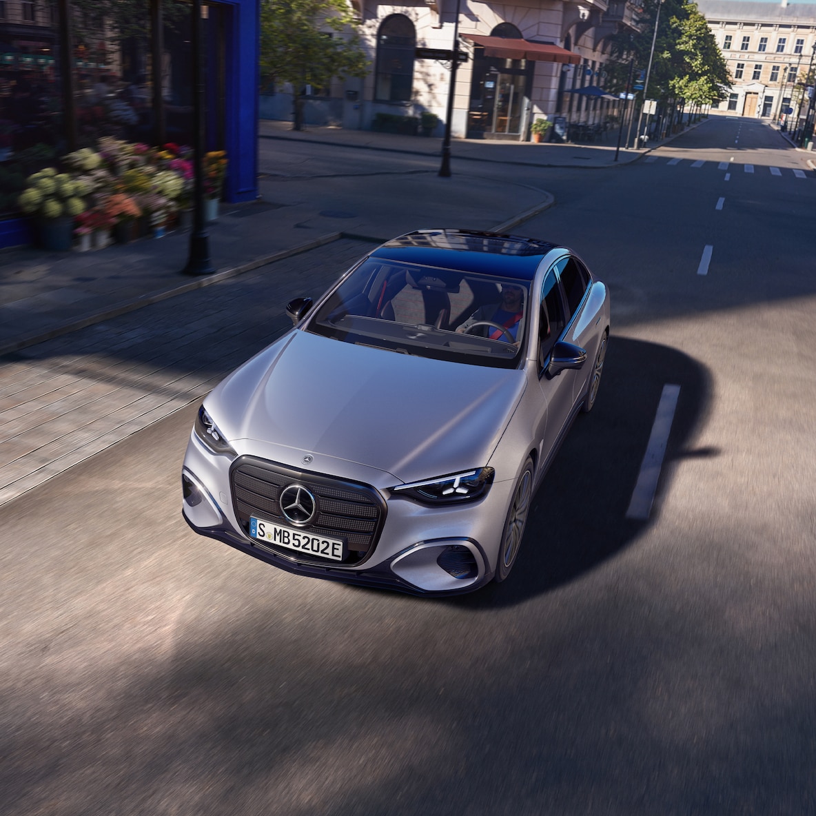 O novíssimo Classe C elétrico da Mercedes-Benz.