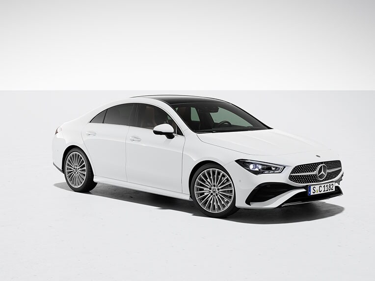 O Mercedes-Benz CLA Coupé com a linha de equipamento Progressive.