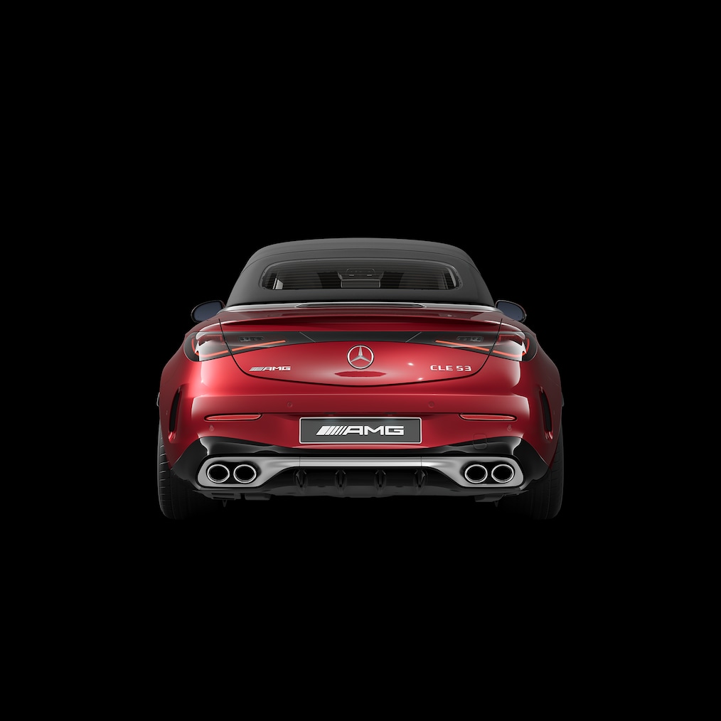 O CLE Cabriolet da Mercedes-AMG com o Pack opcional AMG Carbono Exterior II.