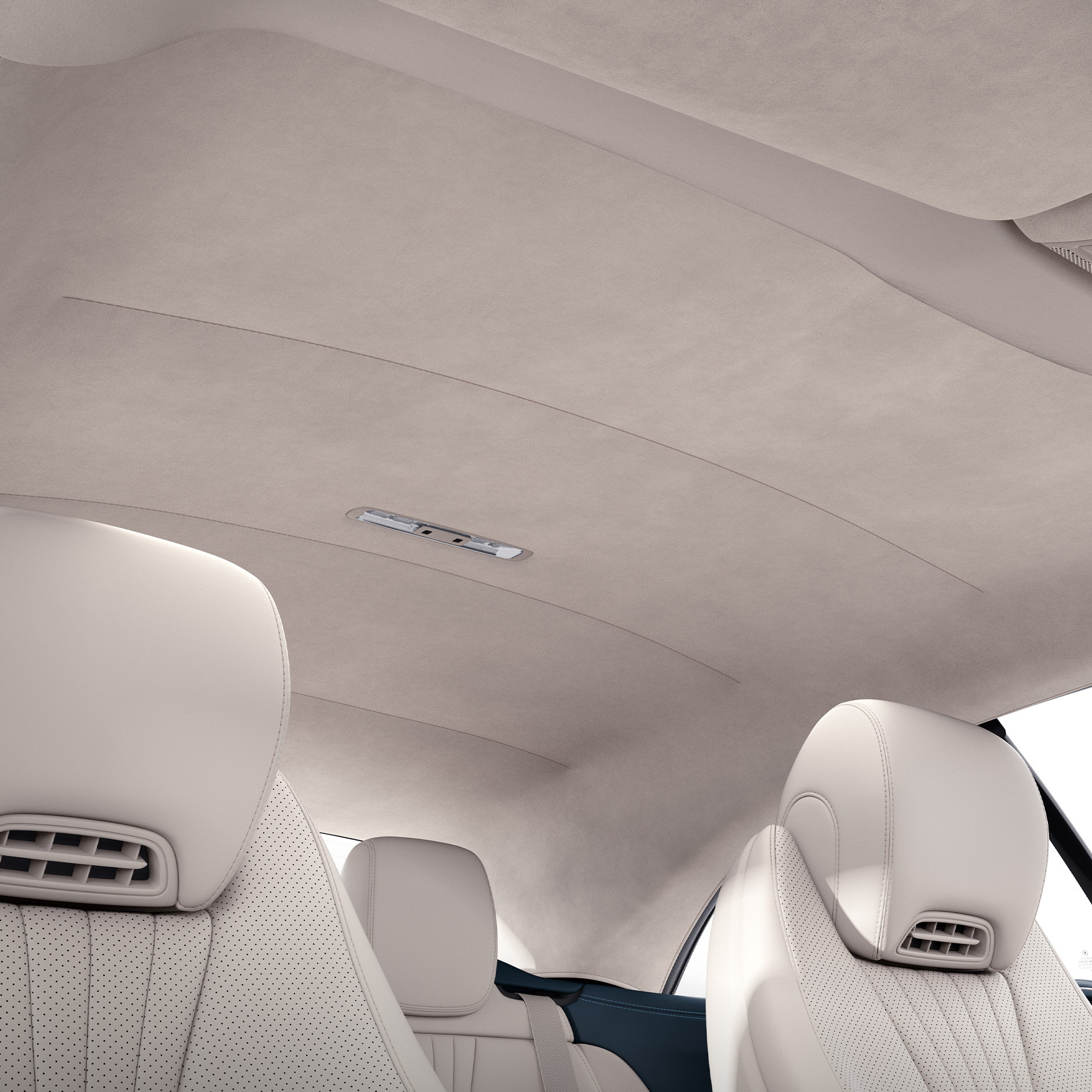 Forro do teto | Classe E Cabrio | Mercedes-AMG O interior do Mercedes-AMG Classe E Cabrio.