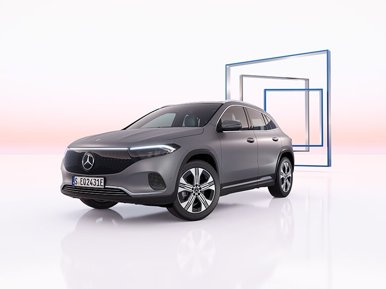 O EQA da Mercedes-Benz com a linha de equipamento Progressive.