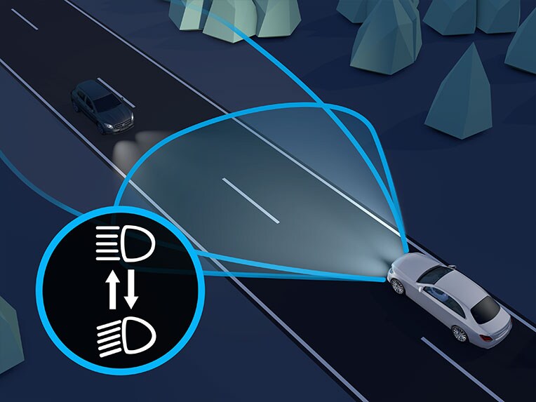 O Assistente de Máximos Adaptativo no EQB da Mercedes-Benz.
