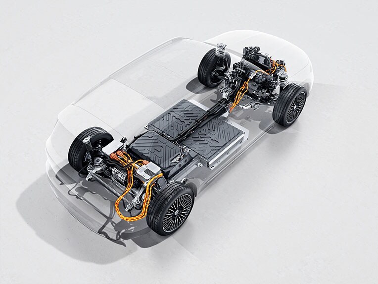 A tração integral 4MATIC no EQB da Mercedes-Benz.