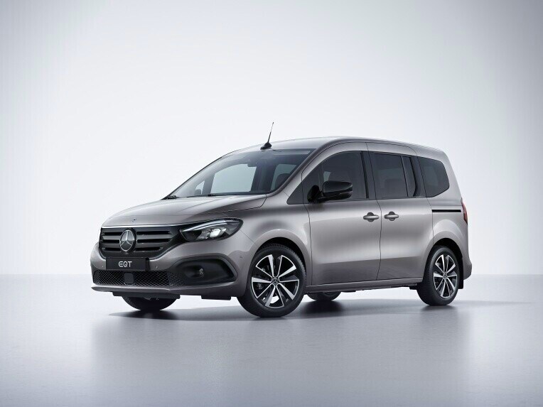 O design exterior do Mercedes-Benz EQT.