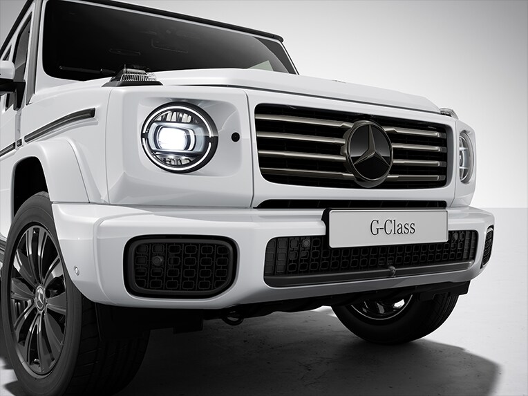 O Mercedes-Benz Classe G totalmente elétrico com o Pack Cromado escuro MANUFAKTUR.