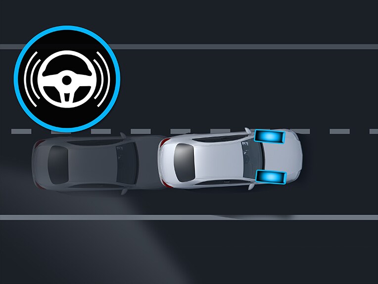 Assistente Ativo de Faixa de Rodagem no Mercedes-Benz GLA.