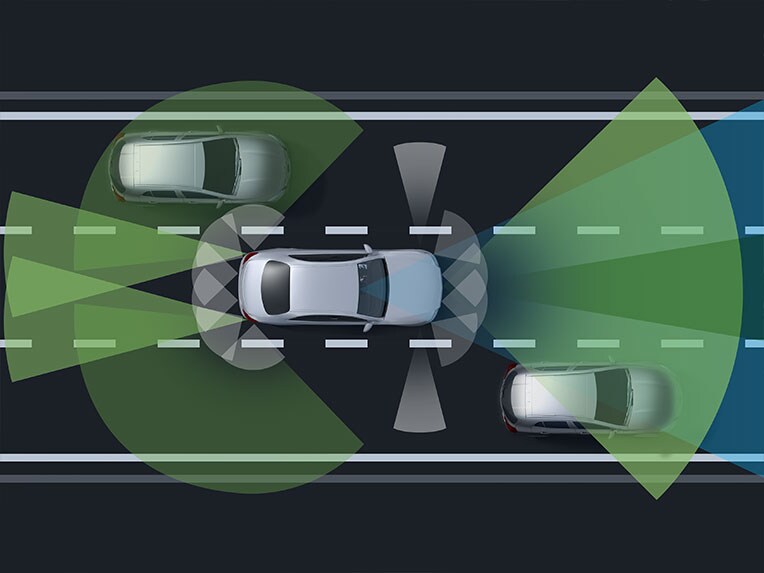 O Pack Assistência à Condução no Mercedes-Benz GLA.