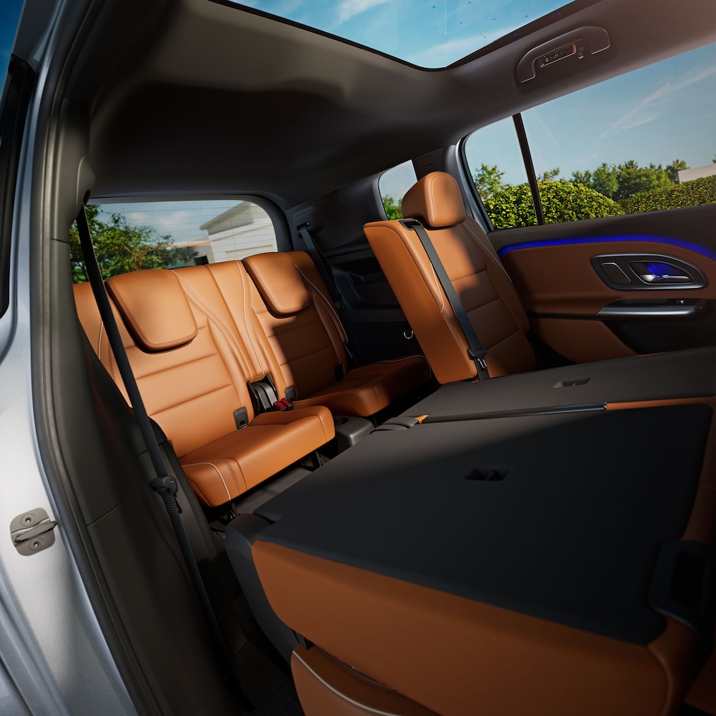 O interior do novo GLB elétrico.