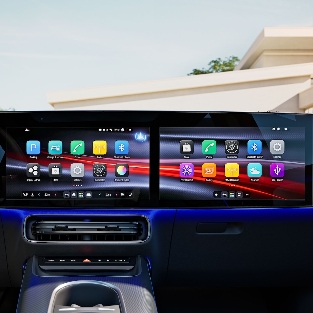 O Mercedes-Benz Operating System no Mercedes-Benz GLB.