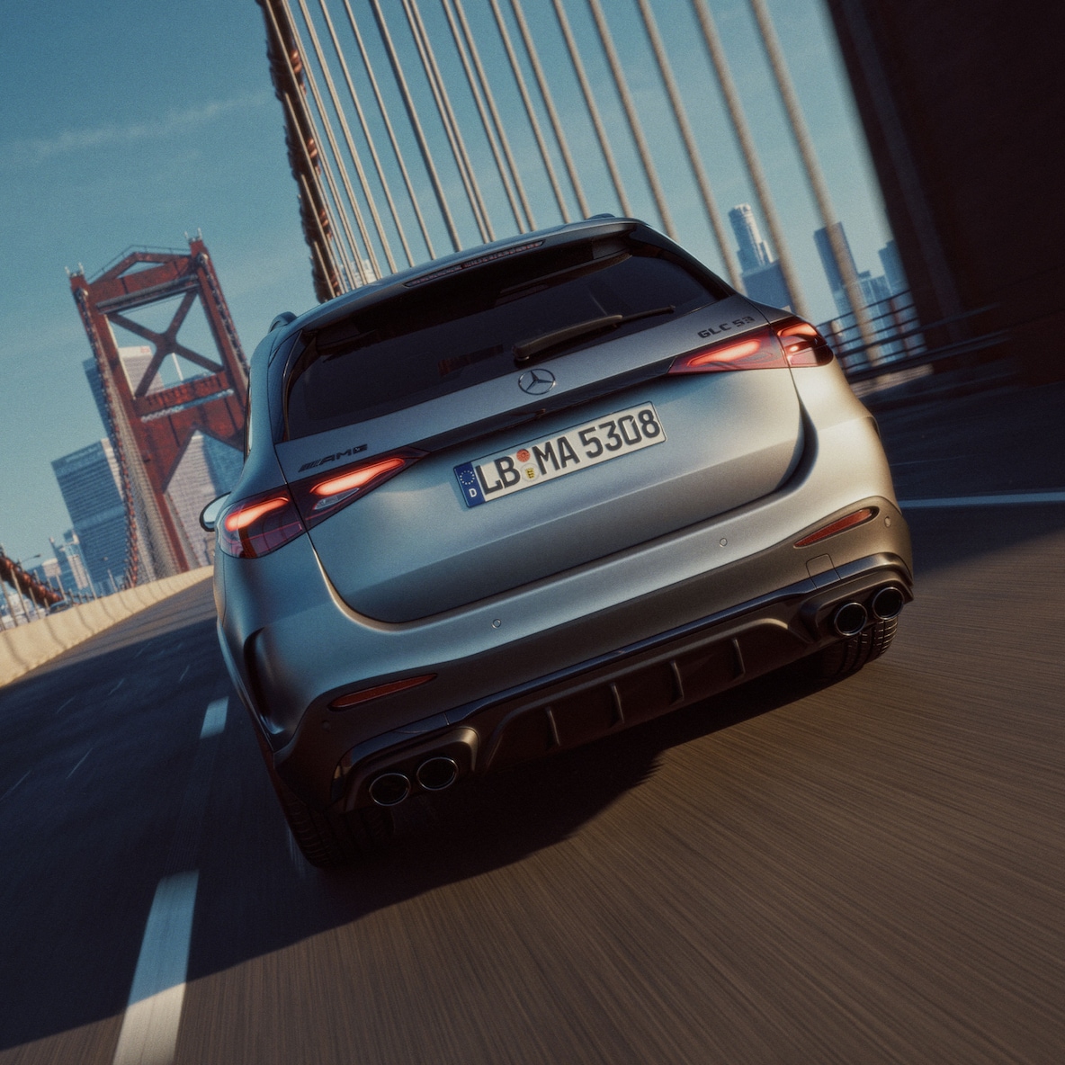 Motorização do novo Mercedes-AMG GLC SUV.