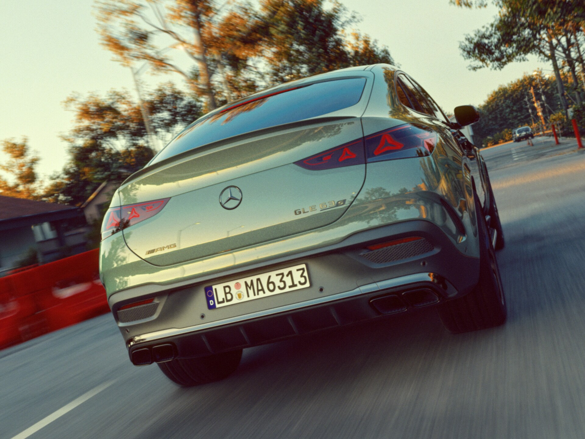 O novo design traseiro do Mercedes-AMG GLE 63 S 4MATIC+ Coupé.
