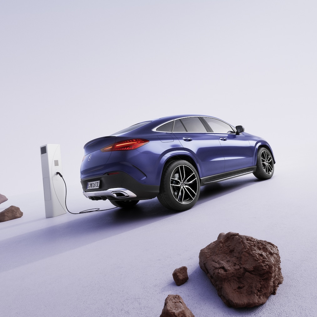 O GLE 350 de 4MATIC com tecnologia híbrida EQ da Mercedes-Benz.