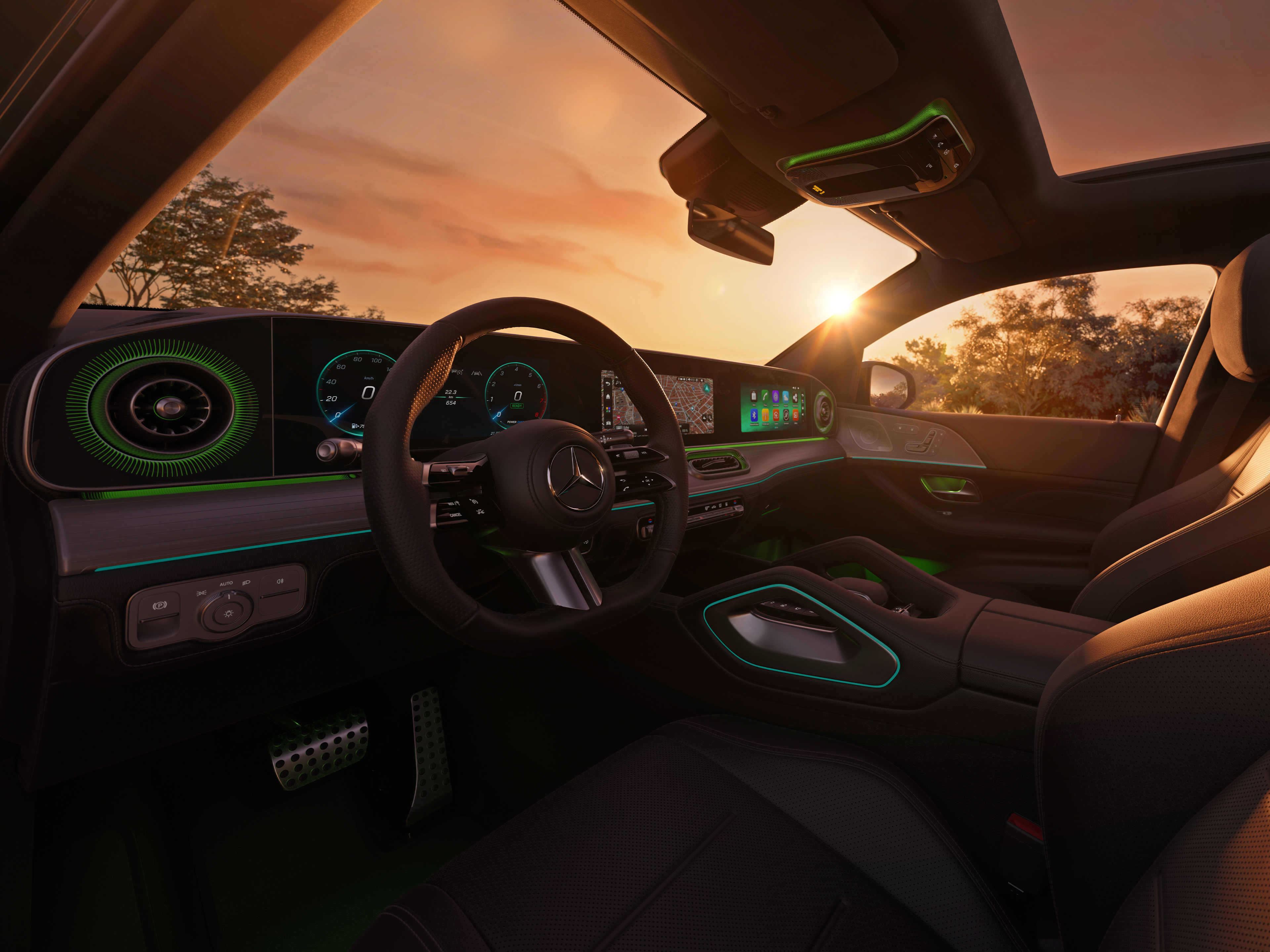 Interior | GLE Coupé | Mercedes-Benz O interior do novo GLE Coupé.