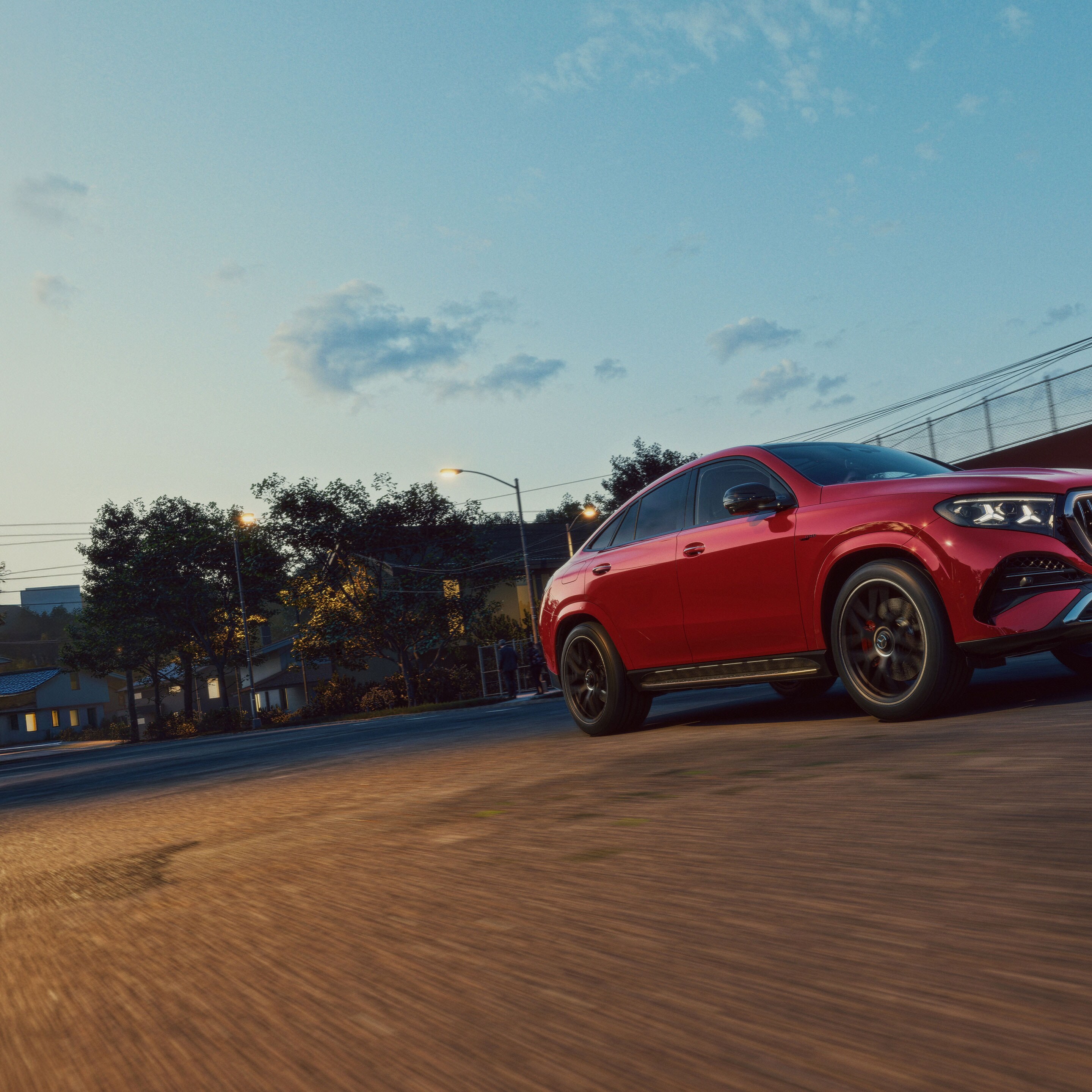 O exterior do novo Mercedes-AMG GLE Coupé.