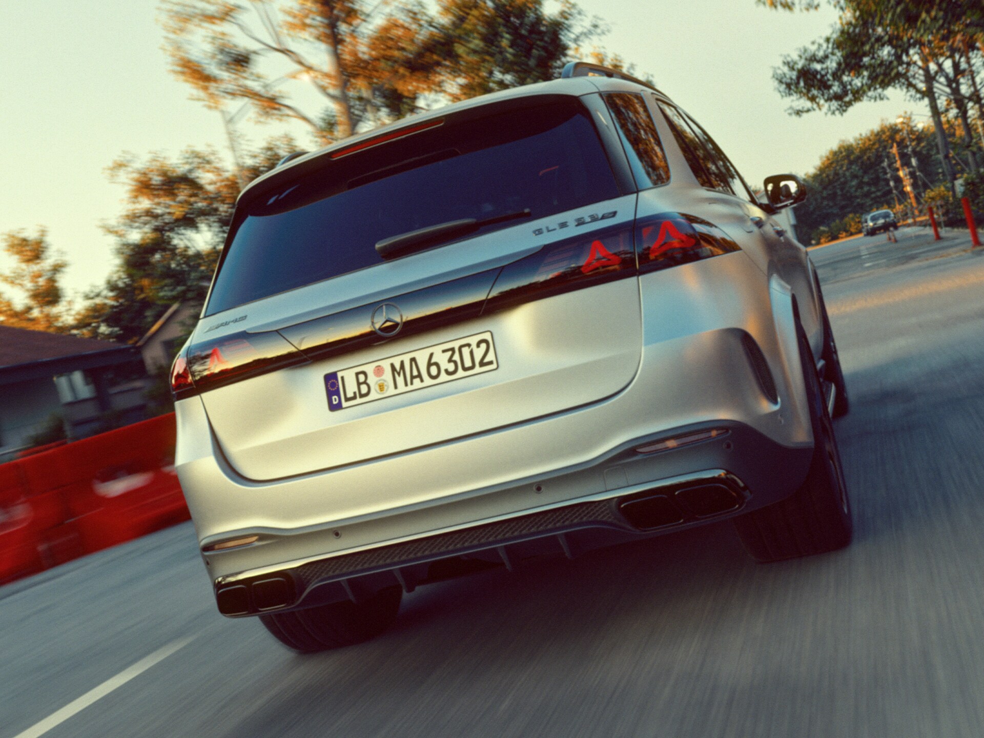 O novo design traseiro do Mercedes-AMG GLE 63 S 4MATIC+ SUV.