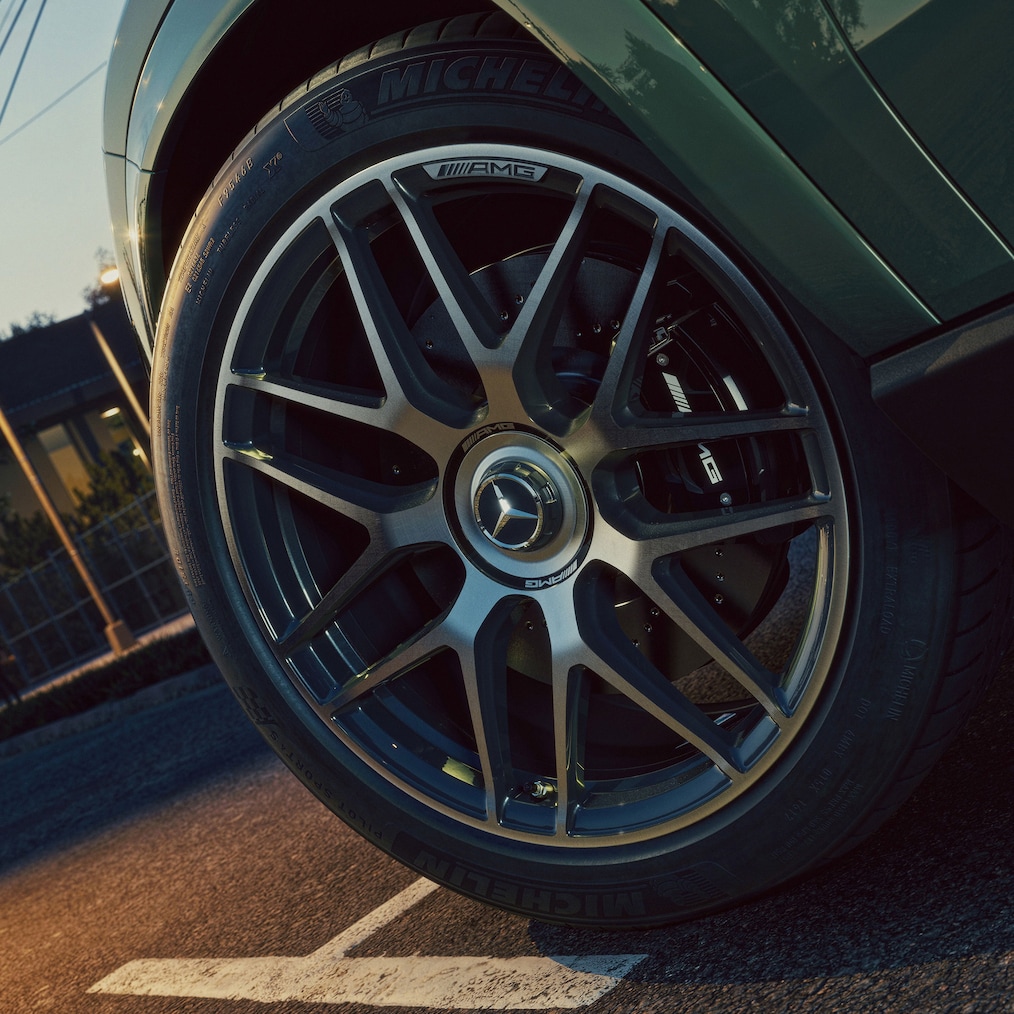 As jantes de performance do Mercedes-AMG GLE 53.