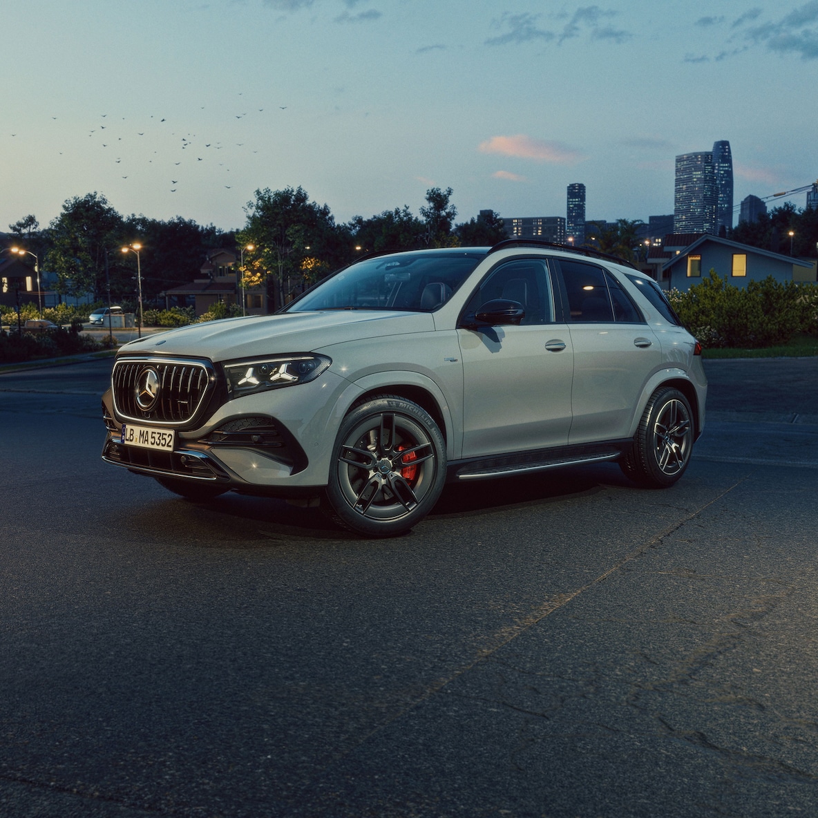 O exterior do Mercedes-AMG GLE 53.
