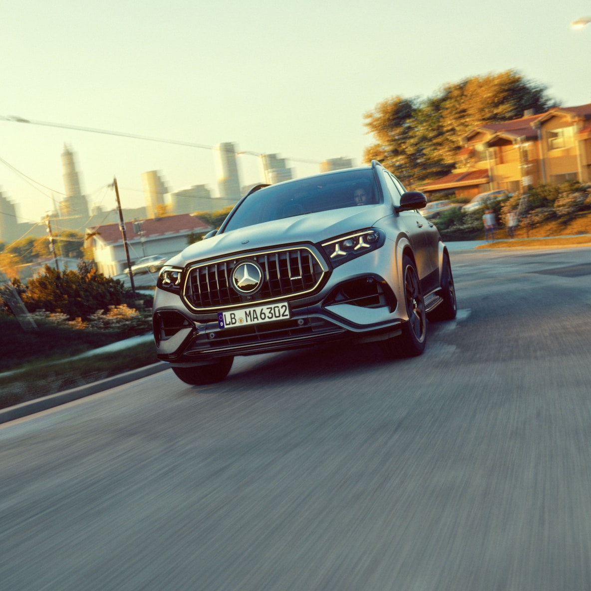 A nova secção dianteira do GLE 63 da Mercedes-AMG.