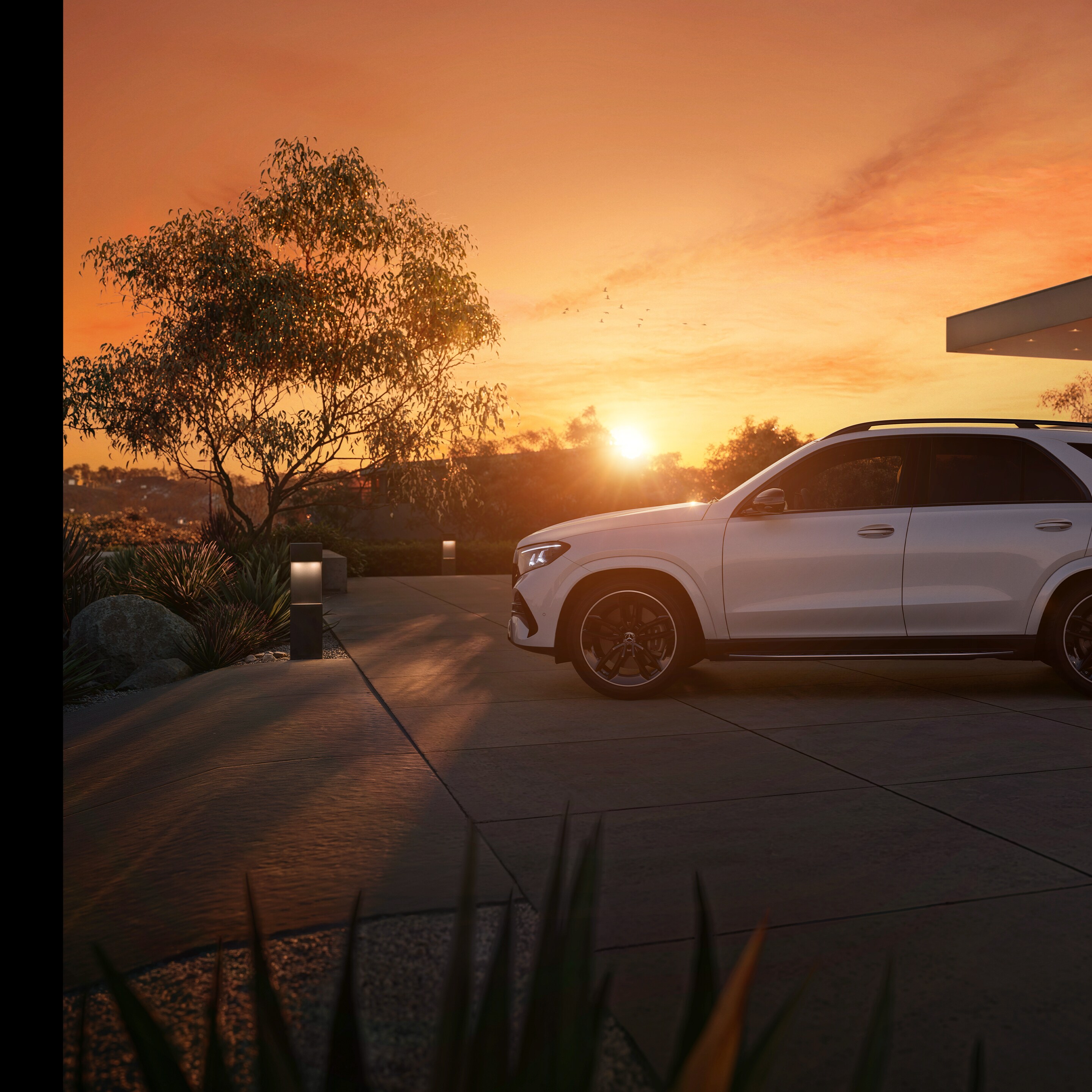 O exterior do novo GLE da Mercedes-Benz.