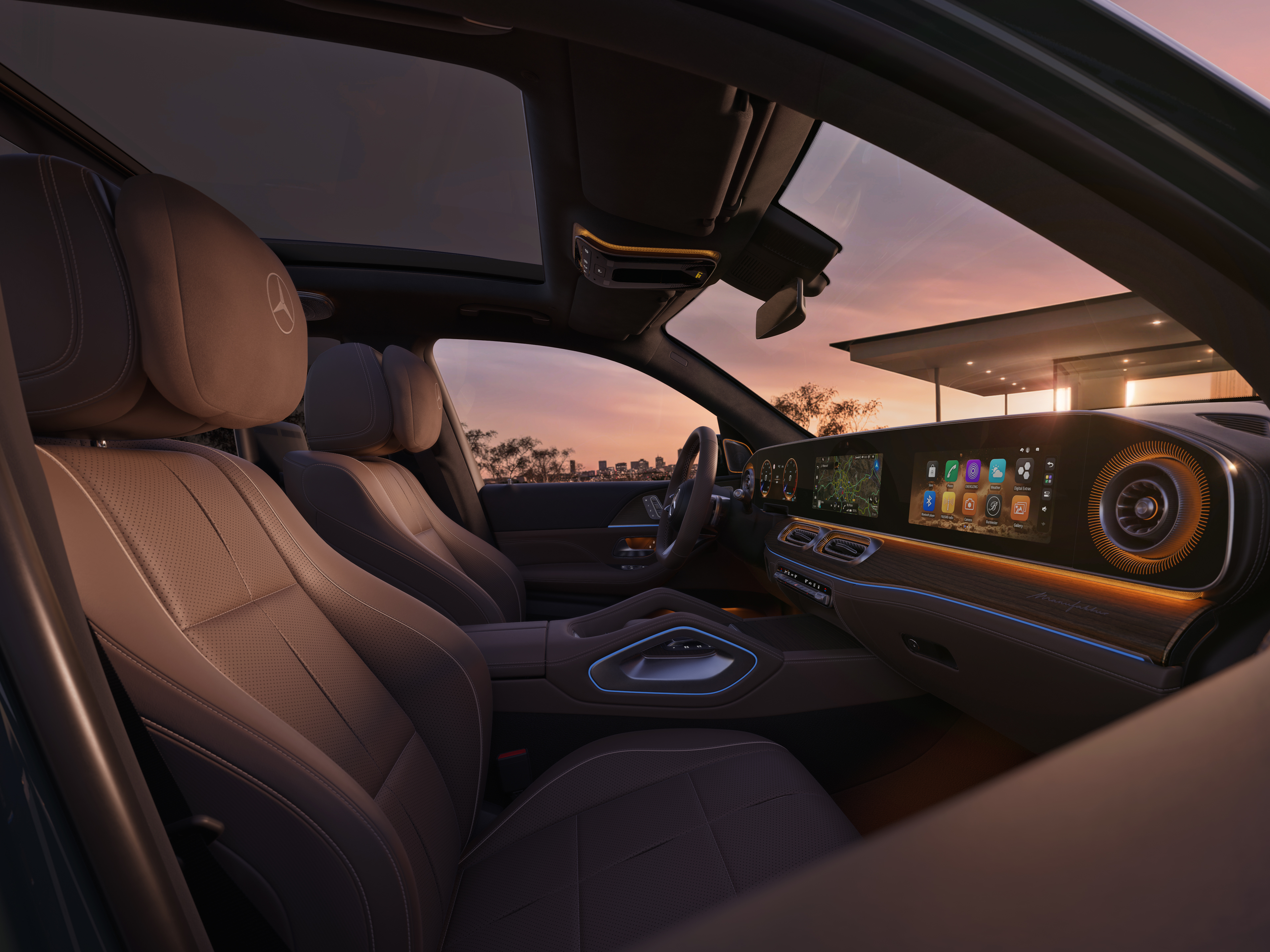 Interior | O novo GLS | Mercedes-Benz O interior do novo GLS da Mercedes-Benz.