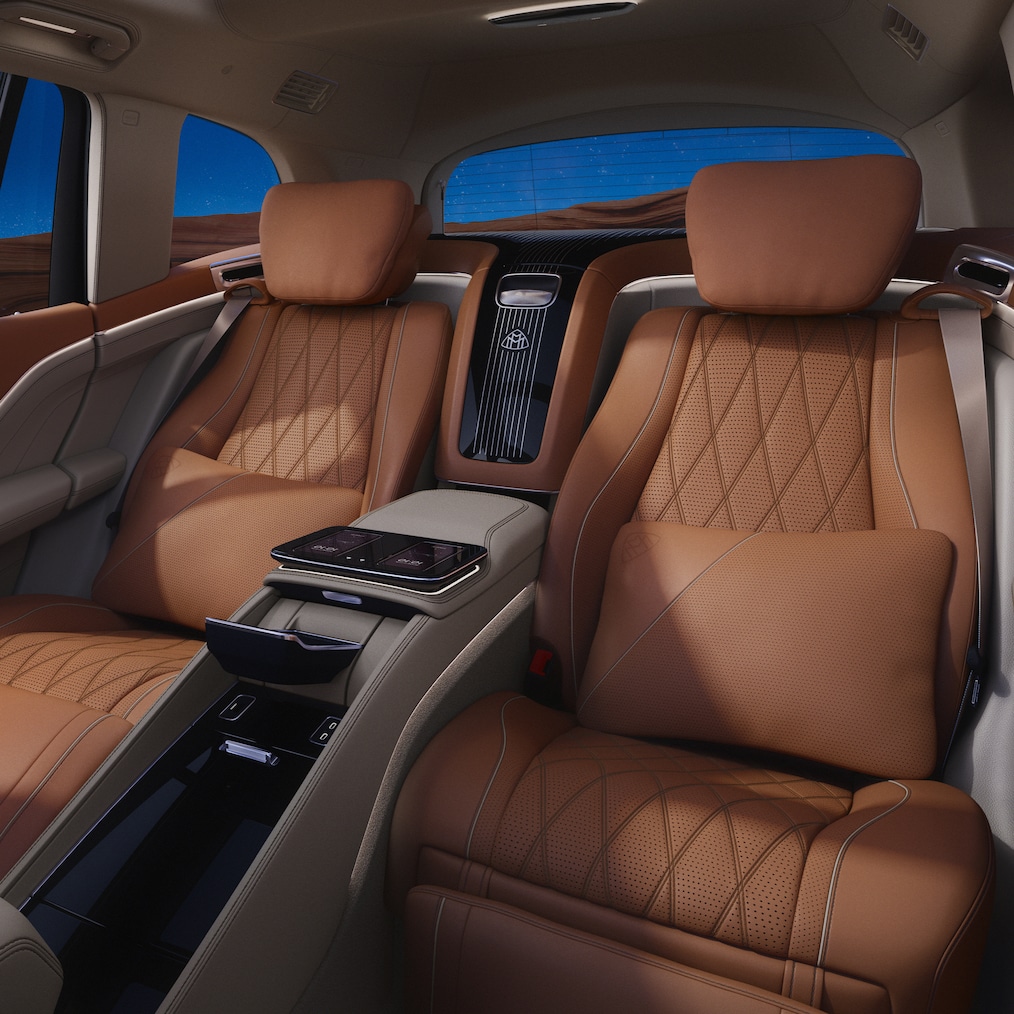 Espaço traseiro First-Class
