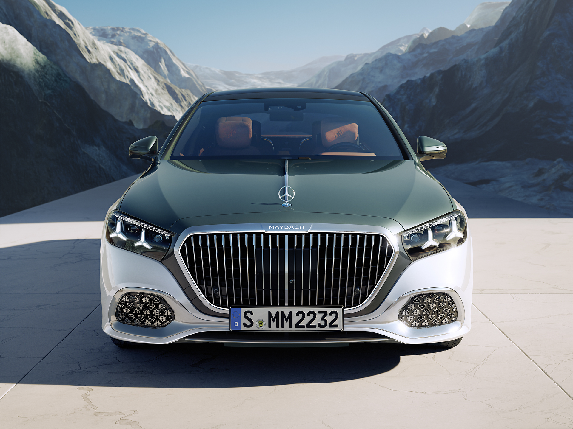 Classe S Limousine | Marca | Mercedes-Maybach Vista lateral do Mercedes-Maybach Classe S.