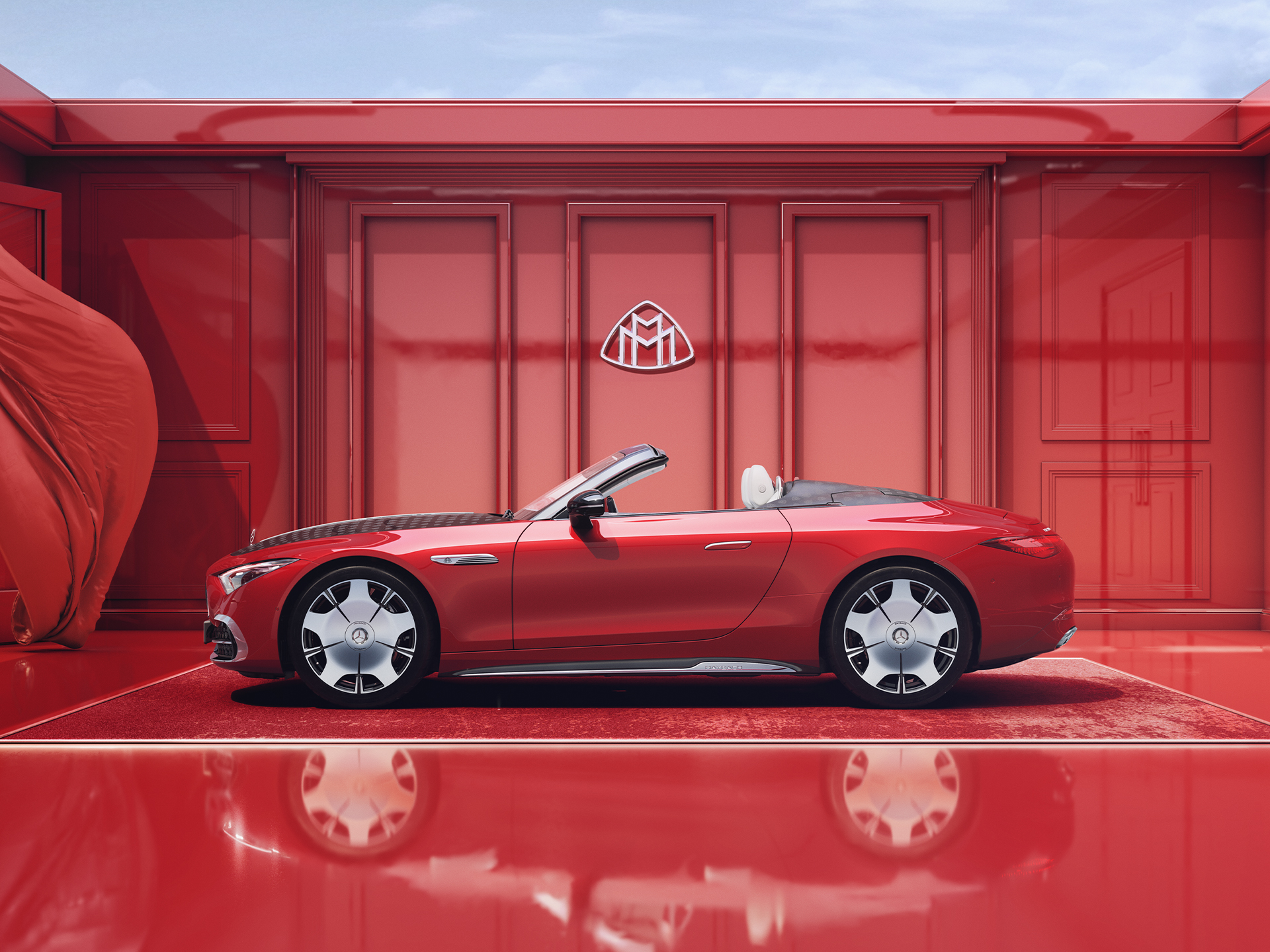 SL 680 | Marca | Mercedes-Maybach Vista lateral do Mercedes-Maybach SL 680.
