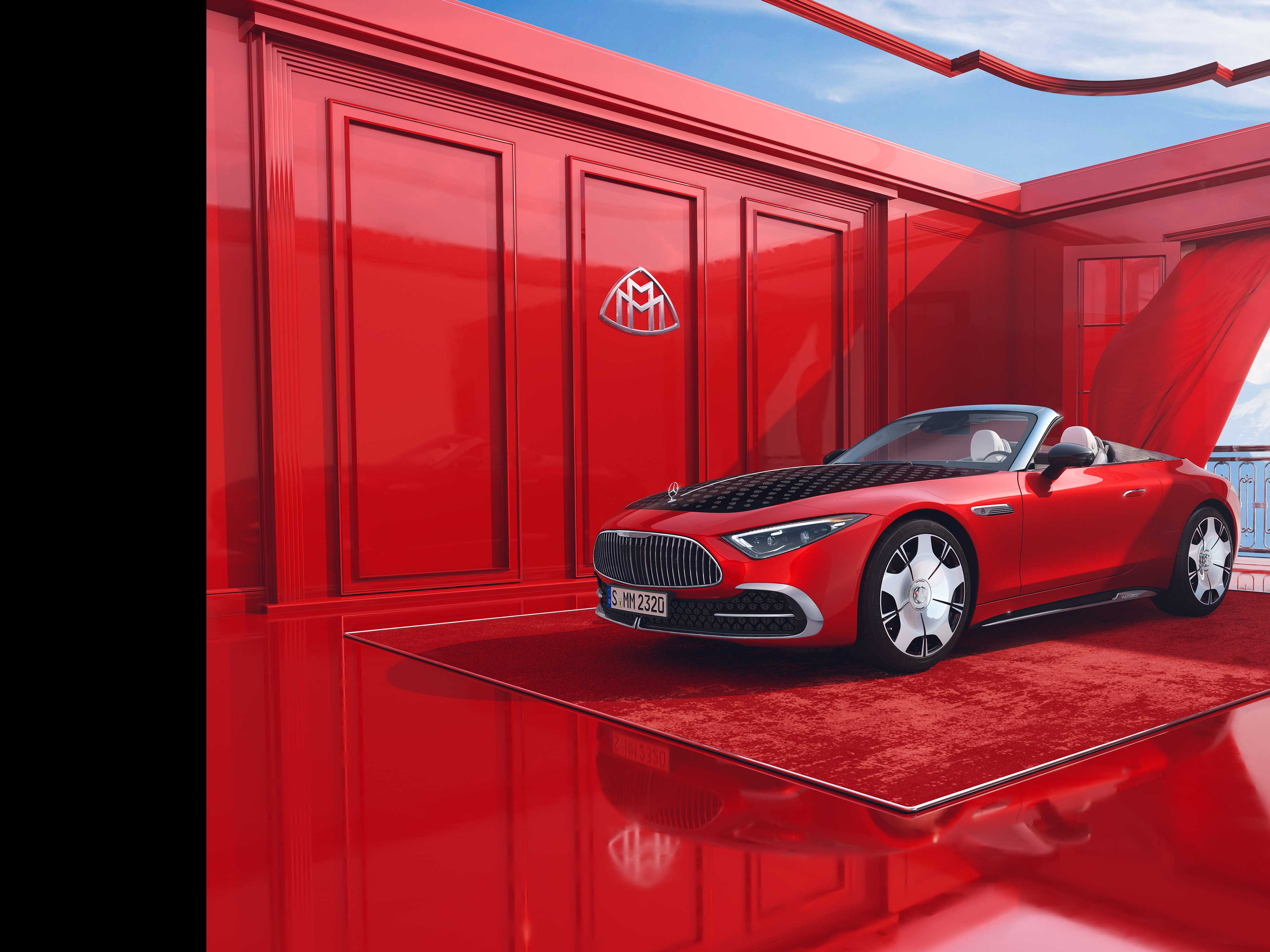 SL 680 | Marca | Mercedes-Maybach Vista lateral do Mercedes-Maybach SL 680.