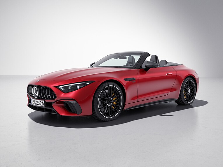 Exterior do Mercedes-AMG SL Roadster com Pack Carbono Exterior AMG.