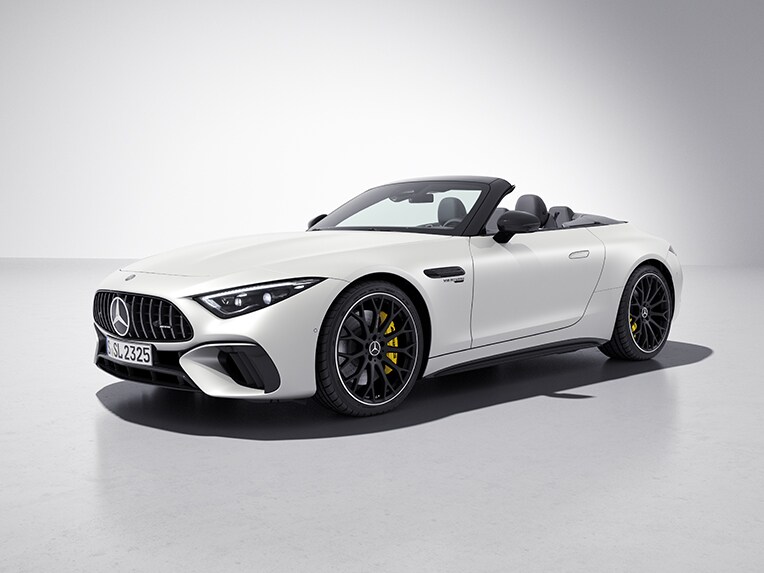 Exterior do Mercedes-AMG SL Roadster com o Pack Night AMG II.