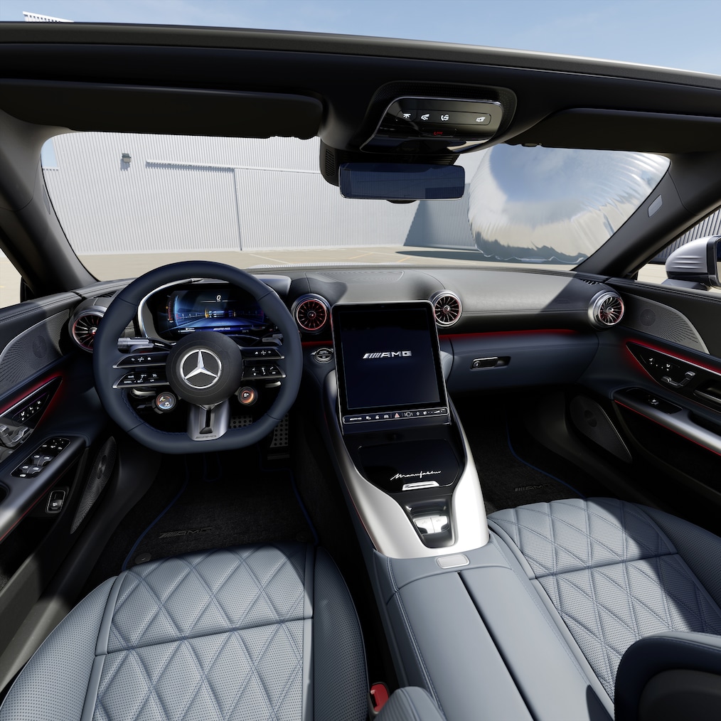 Oferta de opções MANUFAKTUR do SL Roadster da Mercedes-AMG.