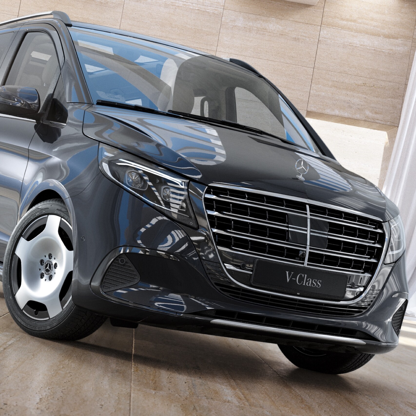 O Mercedes-Benz Classe V surpreende tanto as famílias, pessoas de negócios e aventureiros de tempos livres como os passageiros dos serviços de transfer.