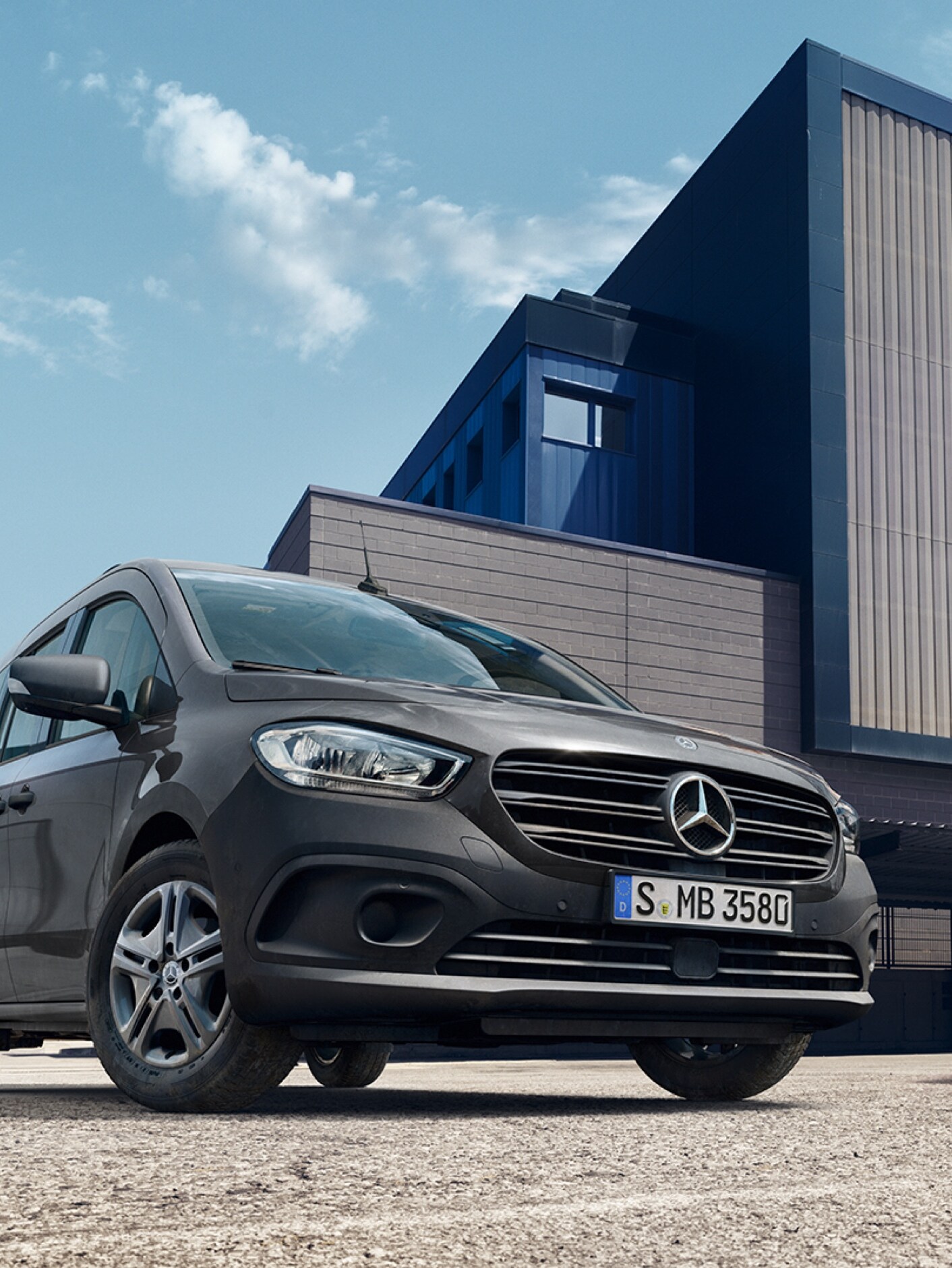 O Mercedes-Benz Citan Tourer em ação.