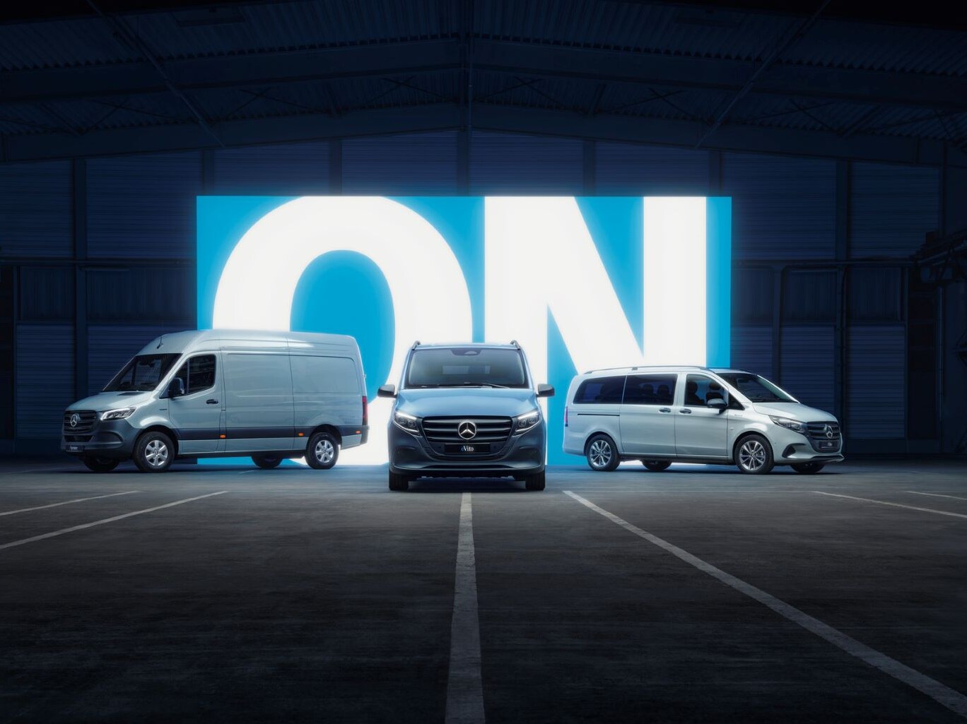 Comerciais ligeiros elétricos, Mercedes-Benz eSprinter, eVito e eCitan.