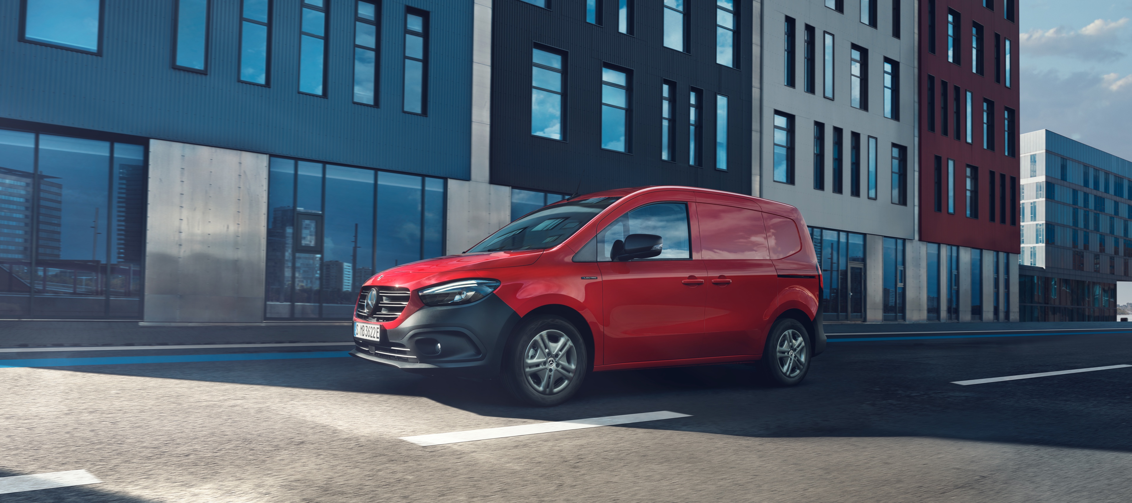 eCitan Furgão | Mercedes-Benz O Mercedes-Benz eCitan Furgão em ação.