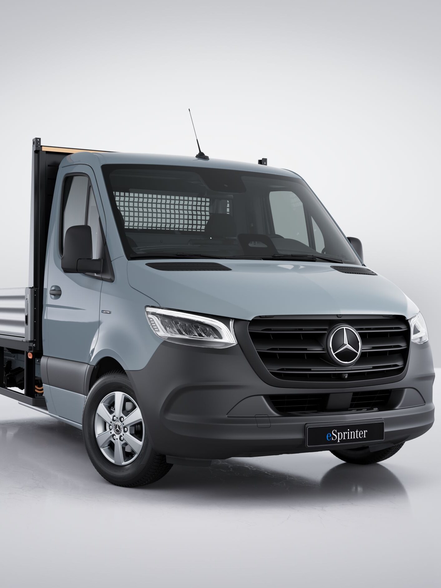 O veículo de plataforma eSprinter da Mercedes-Benz.