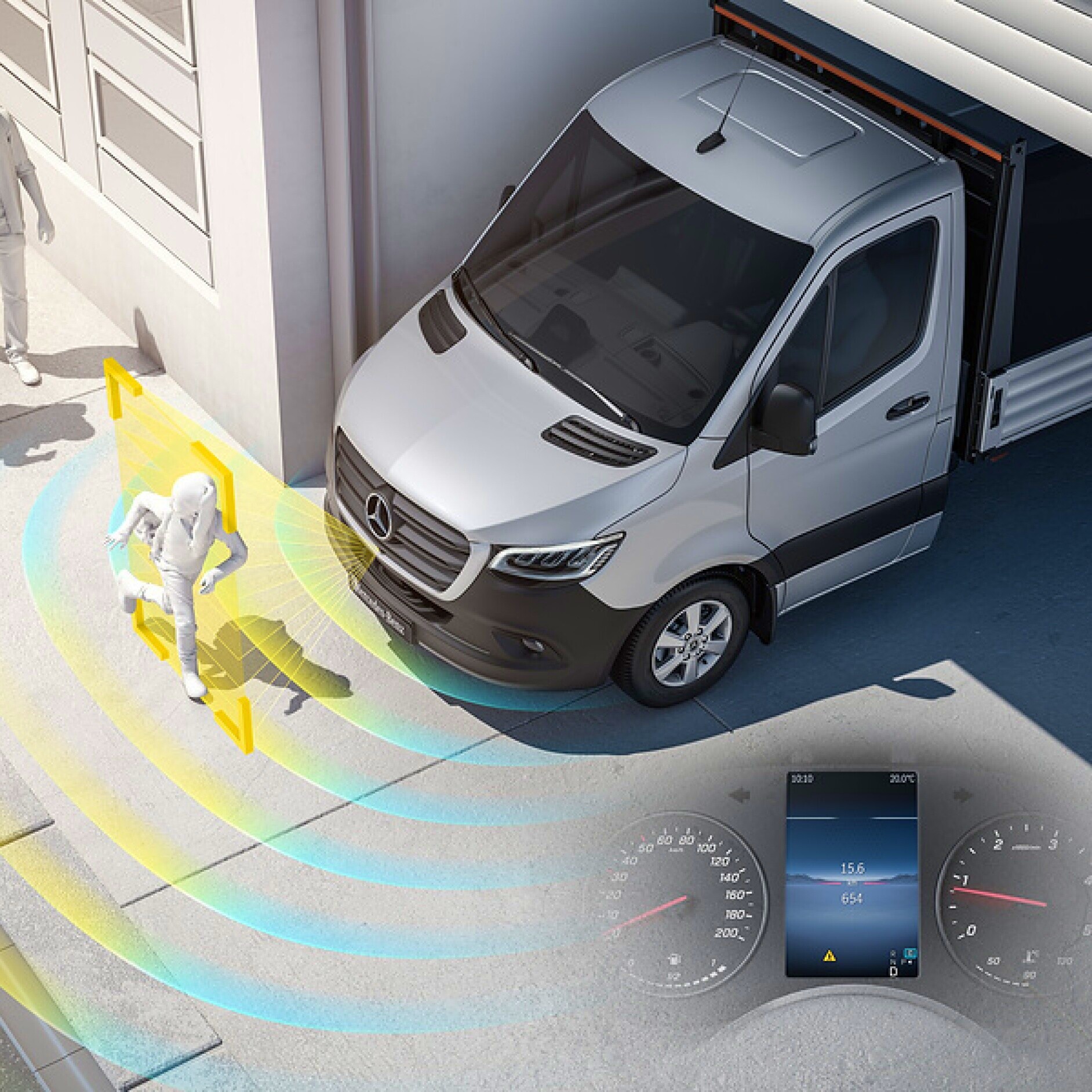 Sistema de informação de partida (MOIS) | Sprinter Chassi | Mercedes-Benz O sistema de informação de partida (MOIS) do Mercedes-Benz Sprinter Chassi.