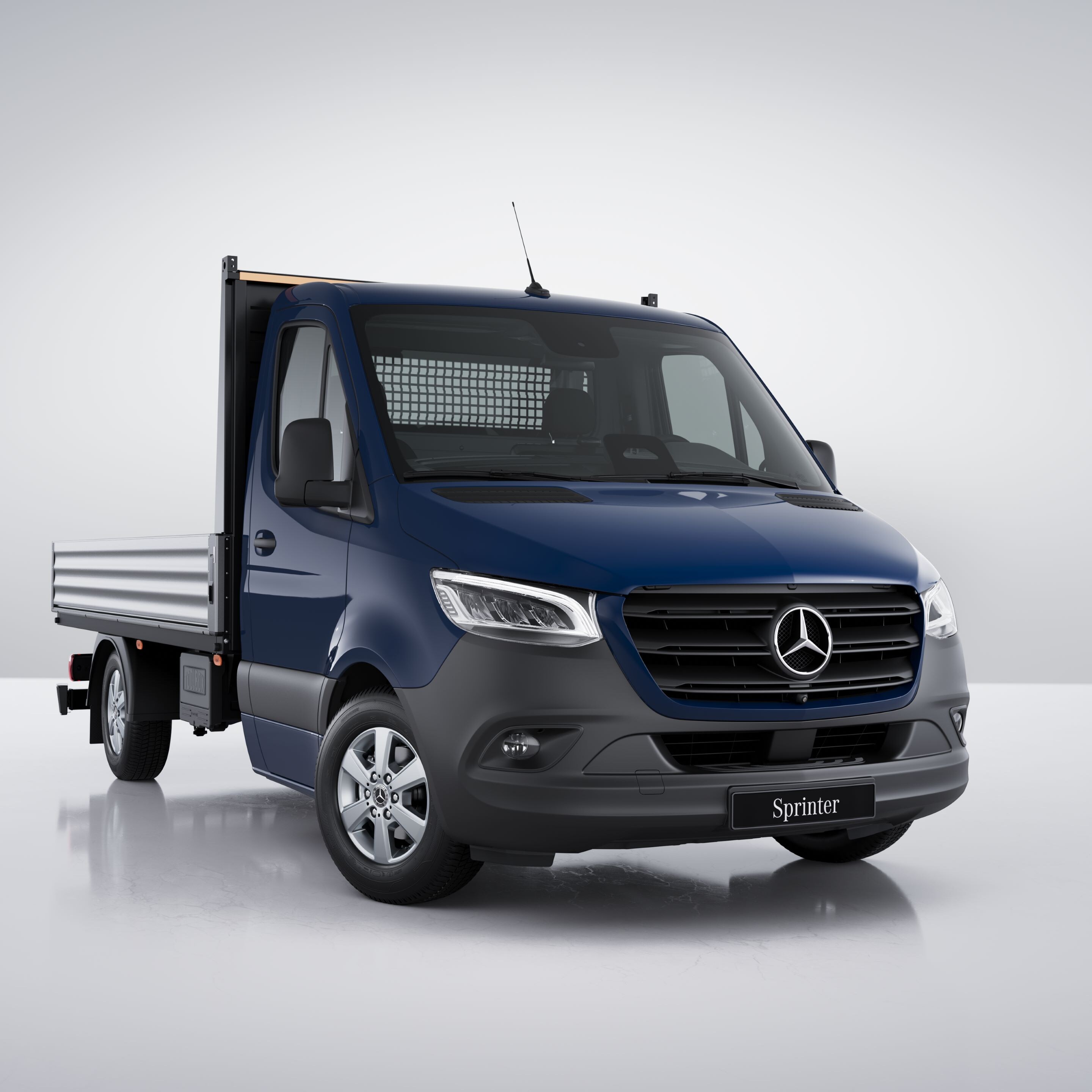 O Veículo de Plataforma Sprinter Mercedes-Benz.
