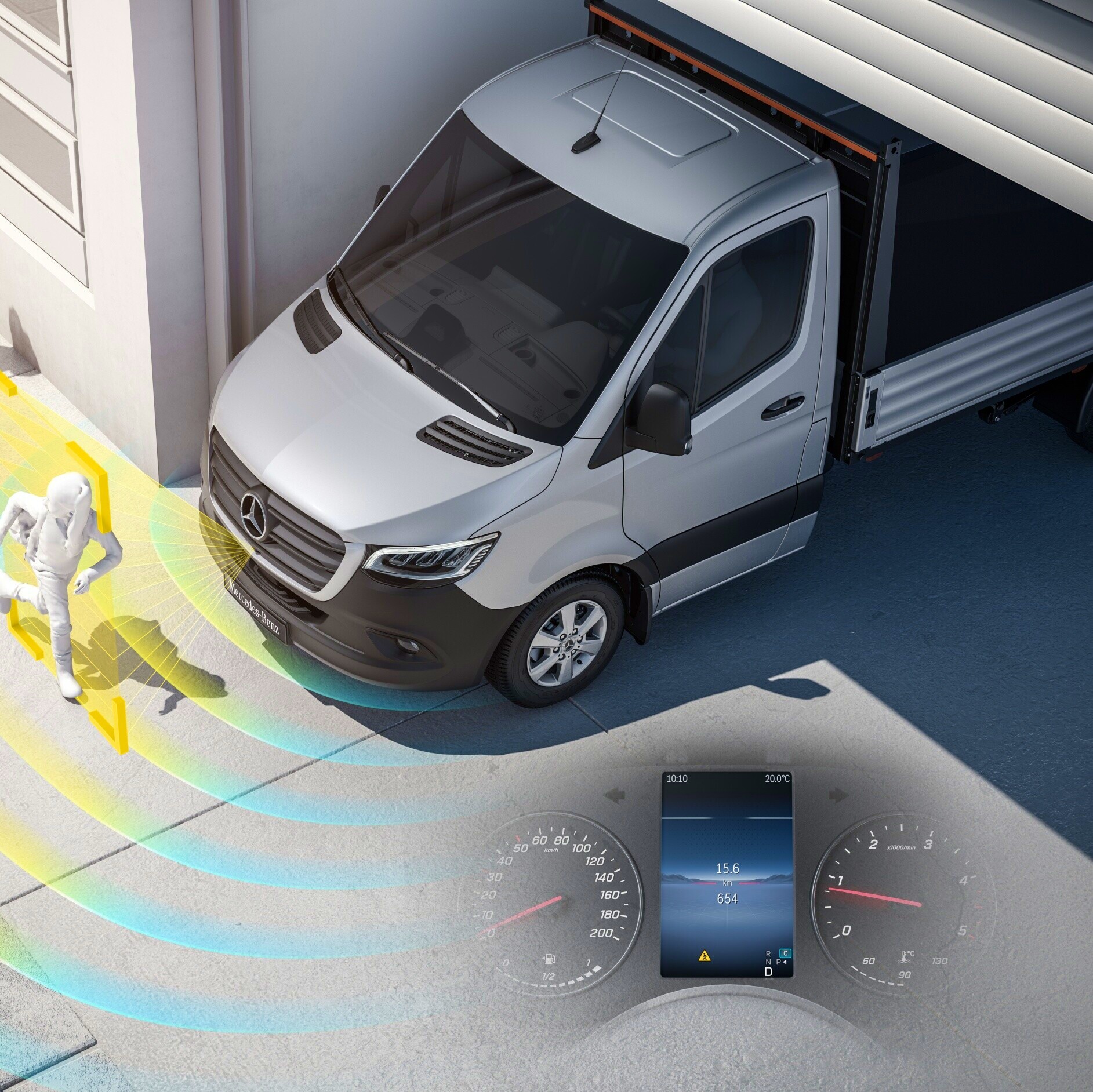 Sistema de informações sobre mudanças (MOIS) | Sprinter Veículo de Plataforma | Mercedes-Benz O Sistema de informações sobre mudanças (MOIS) do Sprinter Veículo de Plataforma Mercedes-Benz.