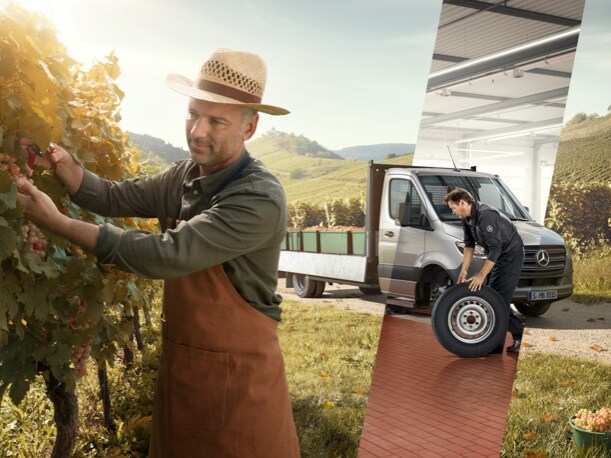 No leasing de serviços, combina a utilização do veículo com um Pack Serviços da Mercedes-Benz.